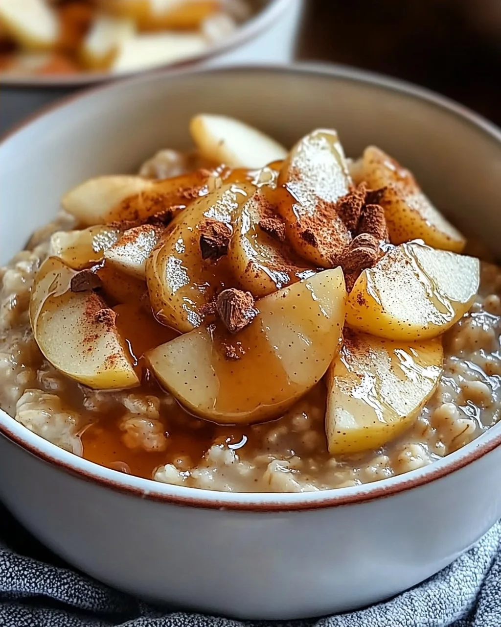 Apfel Zimt Haferbrei