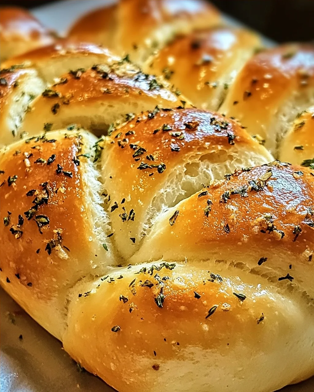 Aromatisches Knoblauch-Kräuter Zopfbrot für Genießer