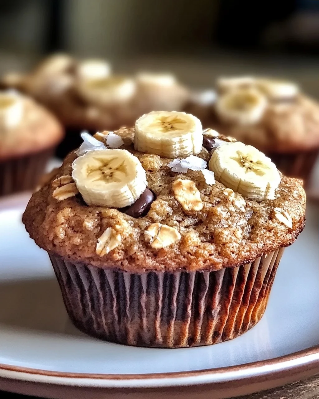 Bananen-Haferflocken-Muffins schnell und gesund