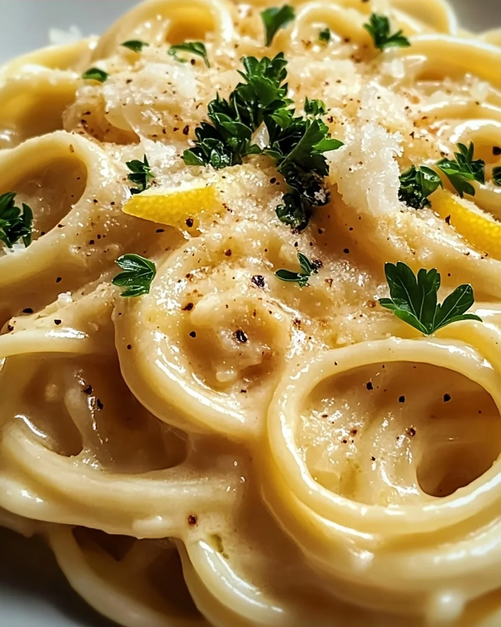 Cremige geröstete Knoblauch-Zitronen-Nudelsauce: Ultimatives Rezept