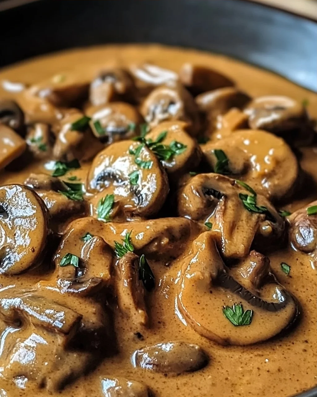 Cremige ungarische Champignon-Paprikasch für Gemütliche Abende