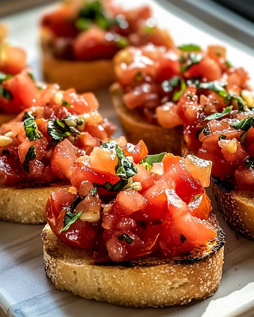 Das beste Tomaten Basilikum Bruschetta Baguette Rezept!