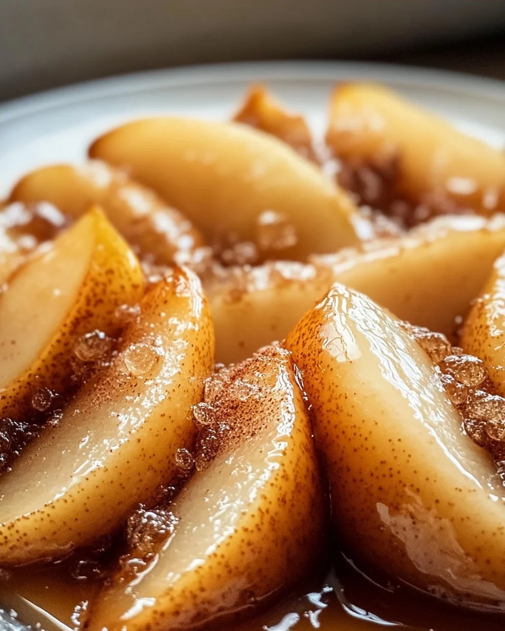 Einfach & Lecker: Gebackene Birnenscheiben mit Ahorn-Glasur