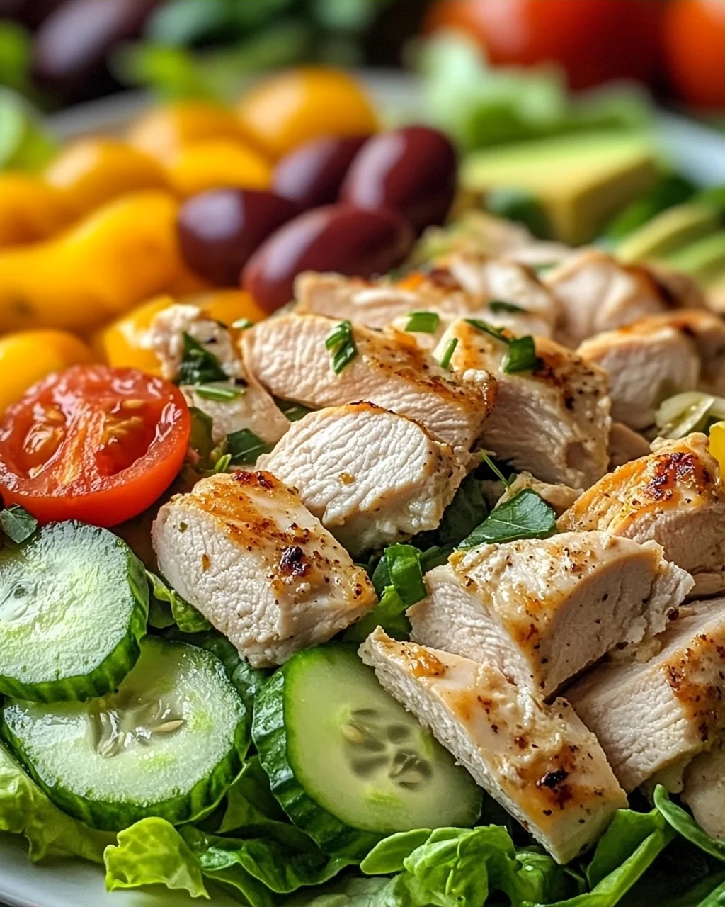 Einfacher Hähnchen Salat