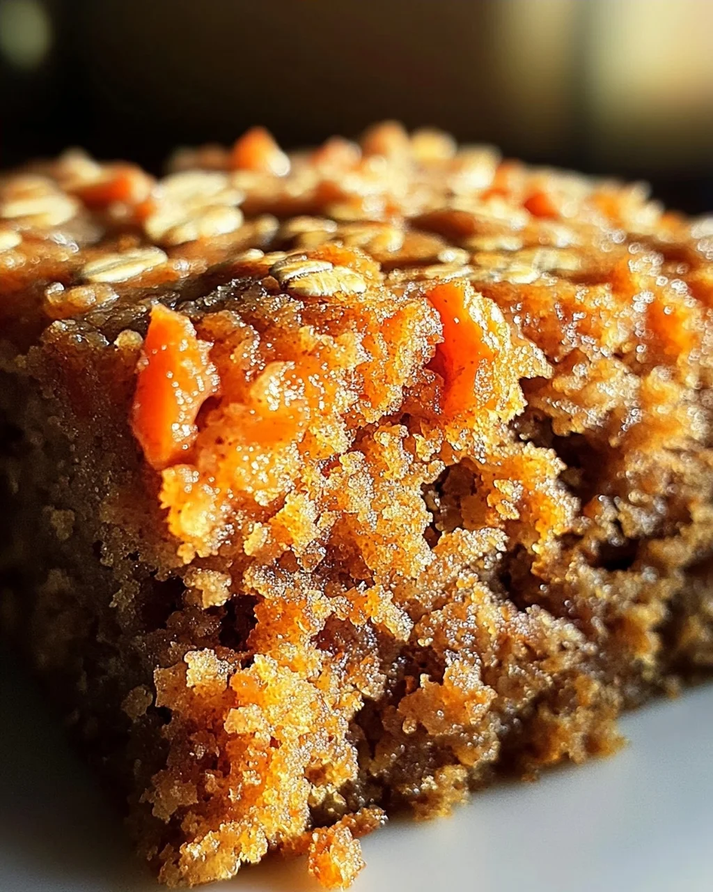 Einfacher Mehlfreier Haferflocken Karottenkuchen