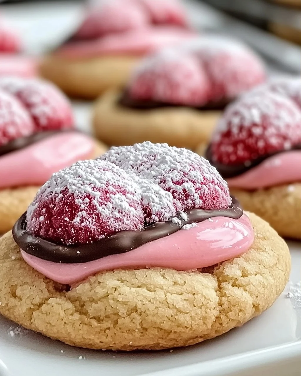 Erdbeer-Kuss-Kekse: Einfach Himmlisch Lecker