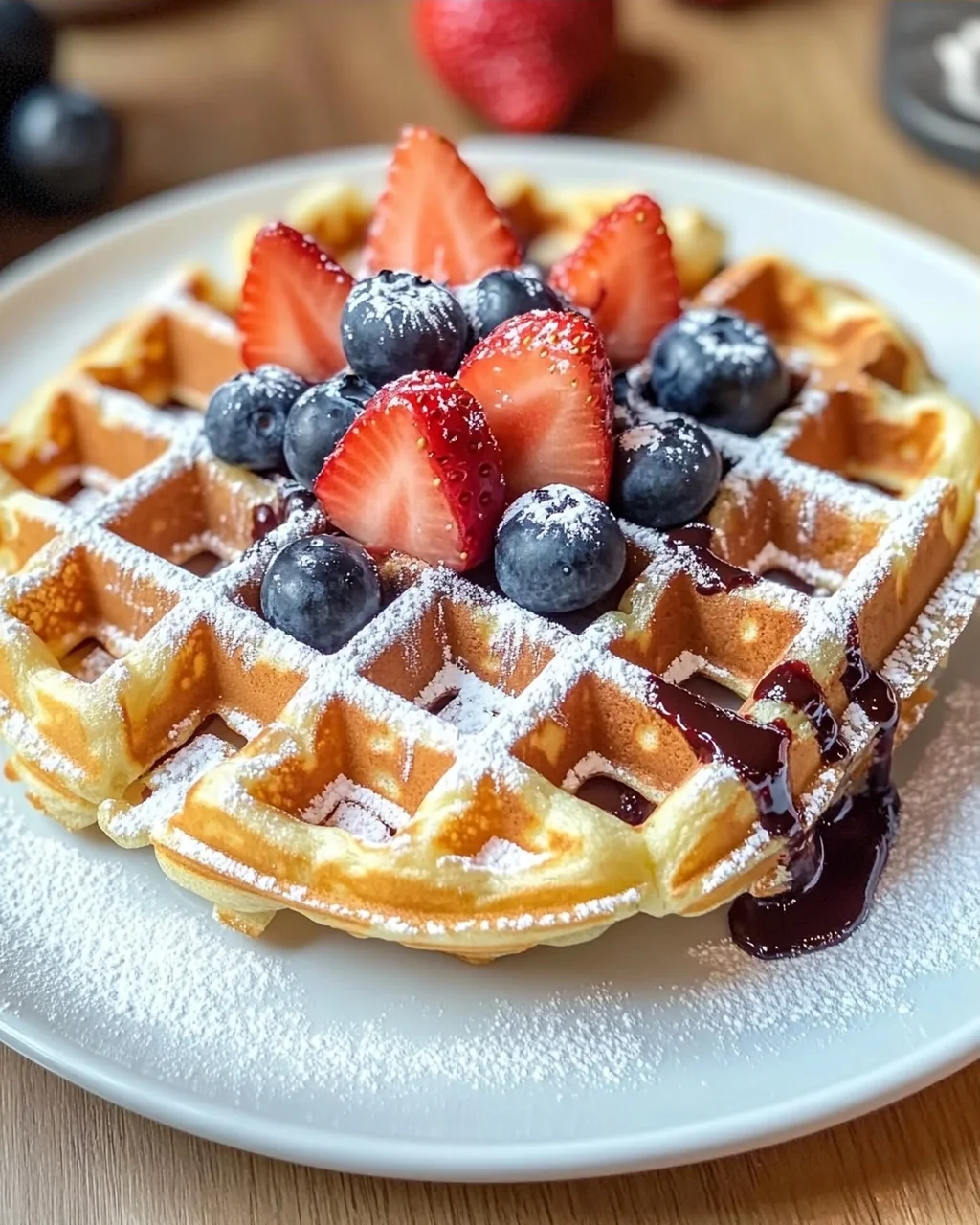Fluffige Waffeln