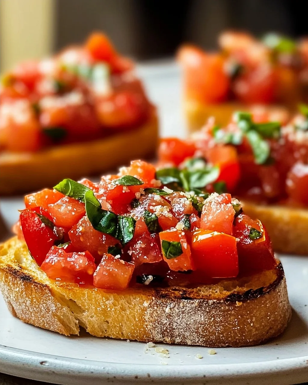 Frische Tomaten Bruschetta
