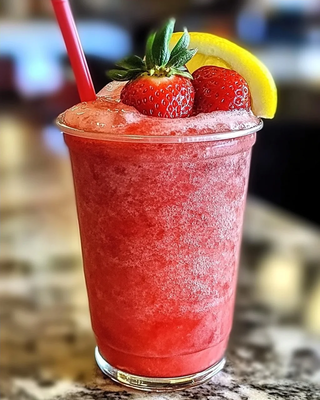 Frosted Erdbeer-Limonade: Erfrischend und Gesund