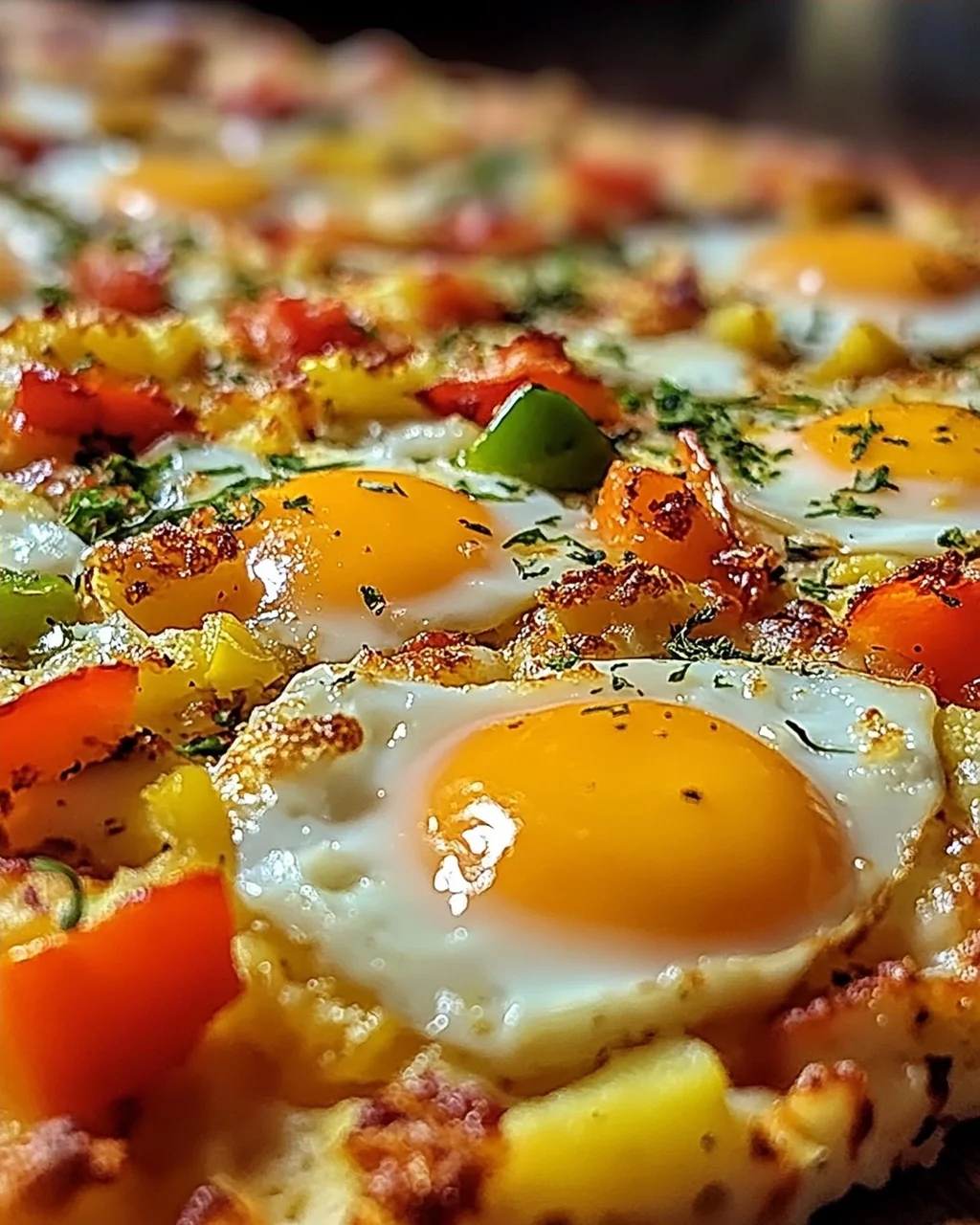 Frühstückspizza Kartoffelrösti Kruste für Genießer