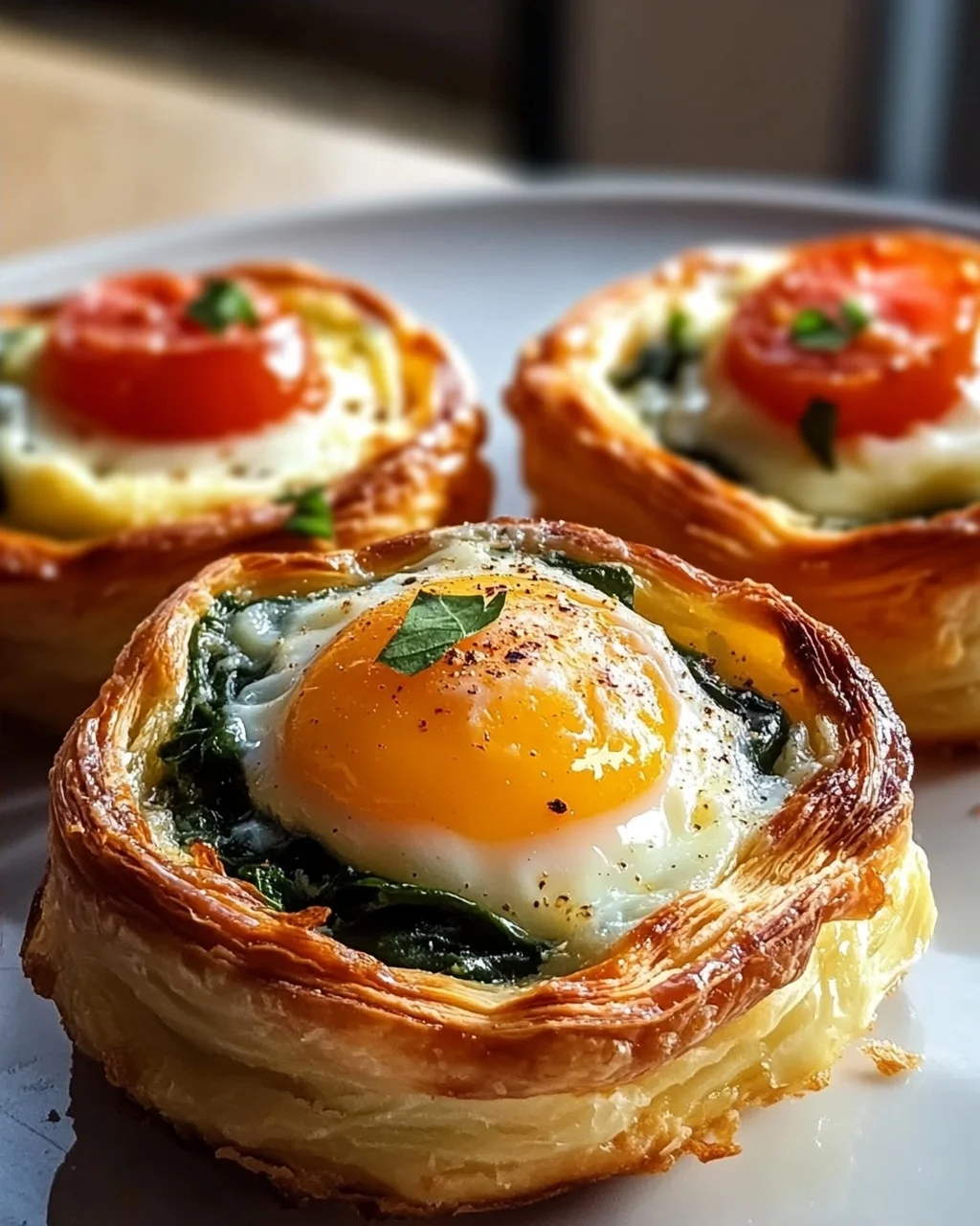 Gebackene Eier Napoleon: Köstliches einfaches Brunch Rezept