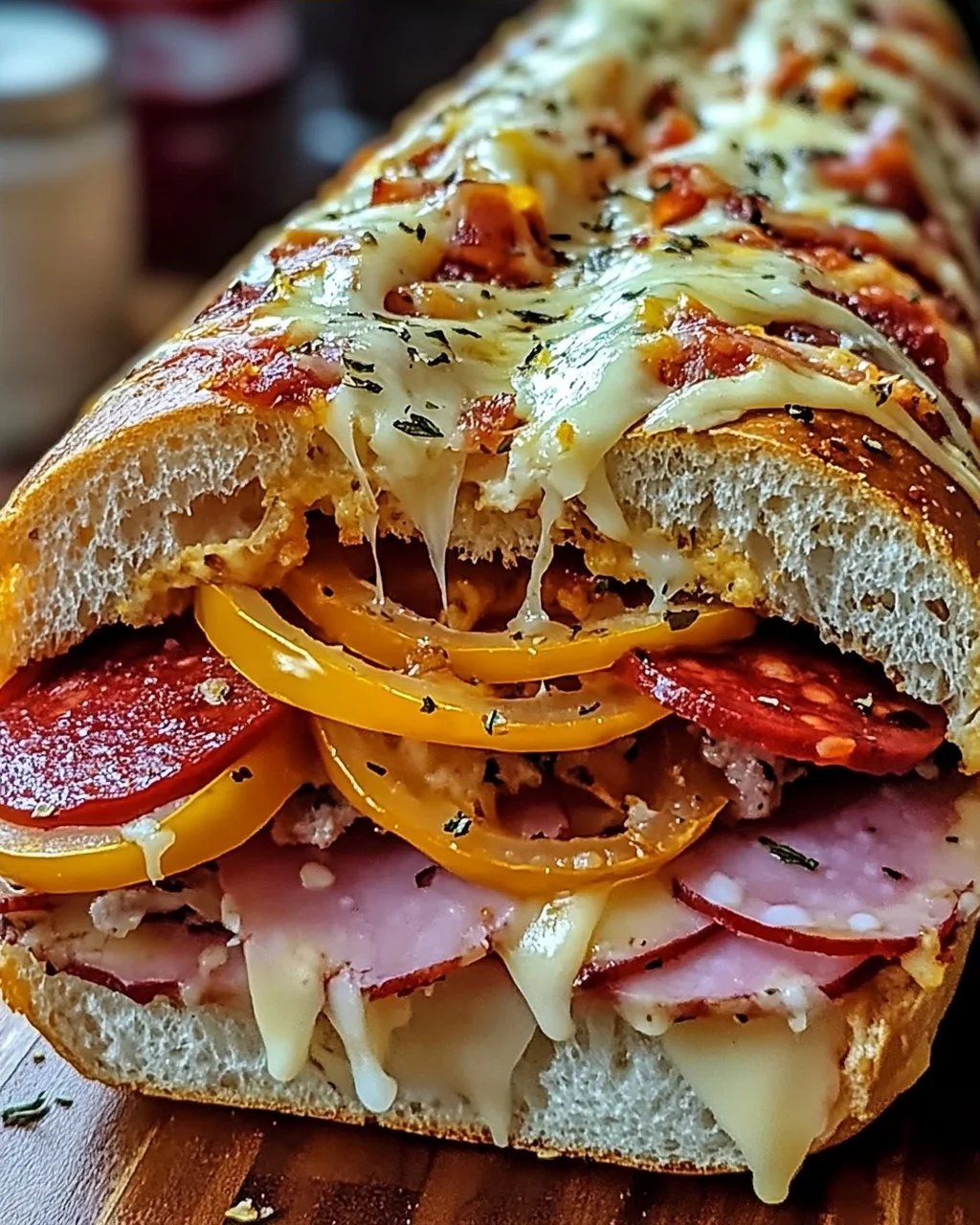 Gebackenes Italienisches Unteres Sandwich: Genuss pur
