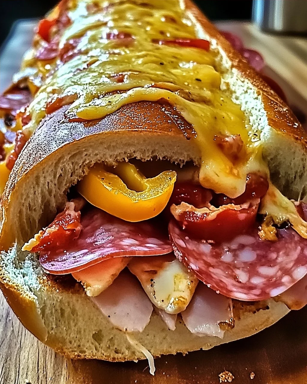 Gebackenes Italienisches Unteres Sandwich: Genuss pur