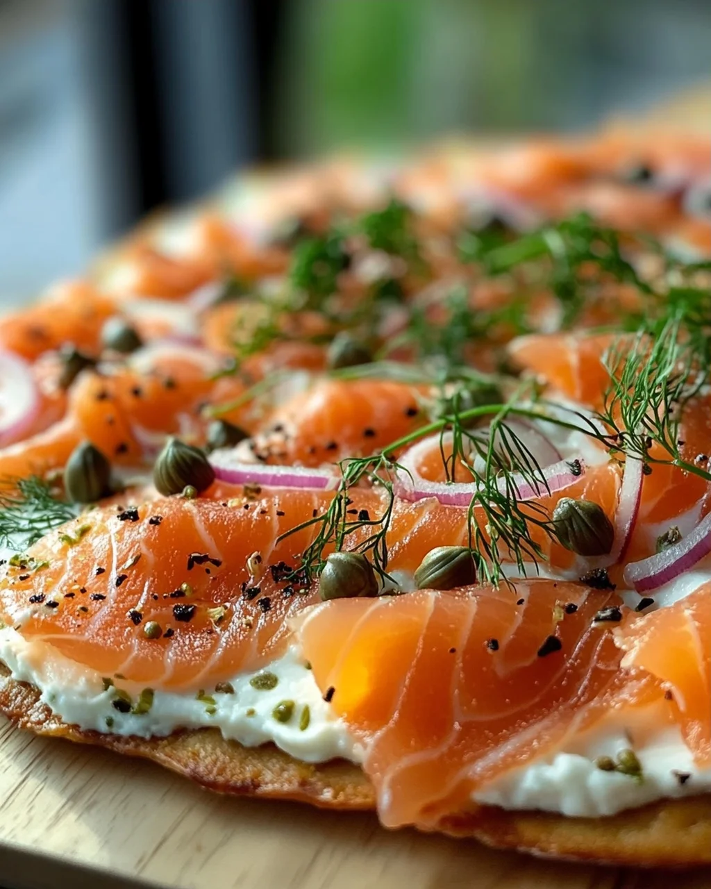 Geräucherter Lachs Frühstücks-Flatbread – Perfekt für den Start!