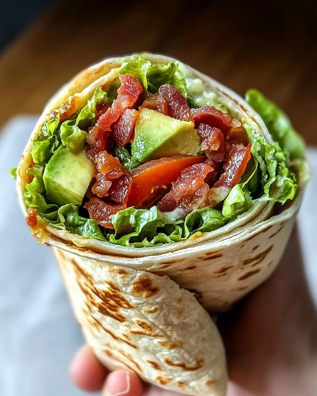 Gourmet BLT Wraps mit Geheimsoße