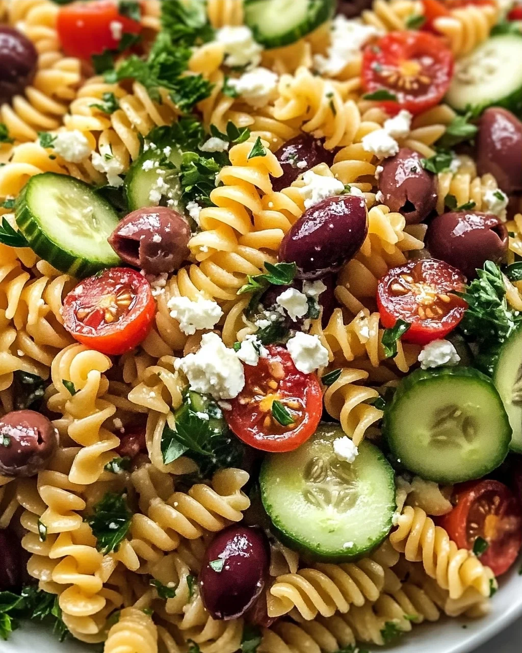 Irresistibler Mediterraner Nudelsalat für den Sommer
