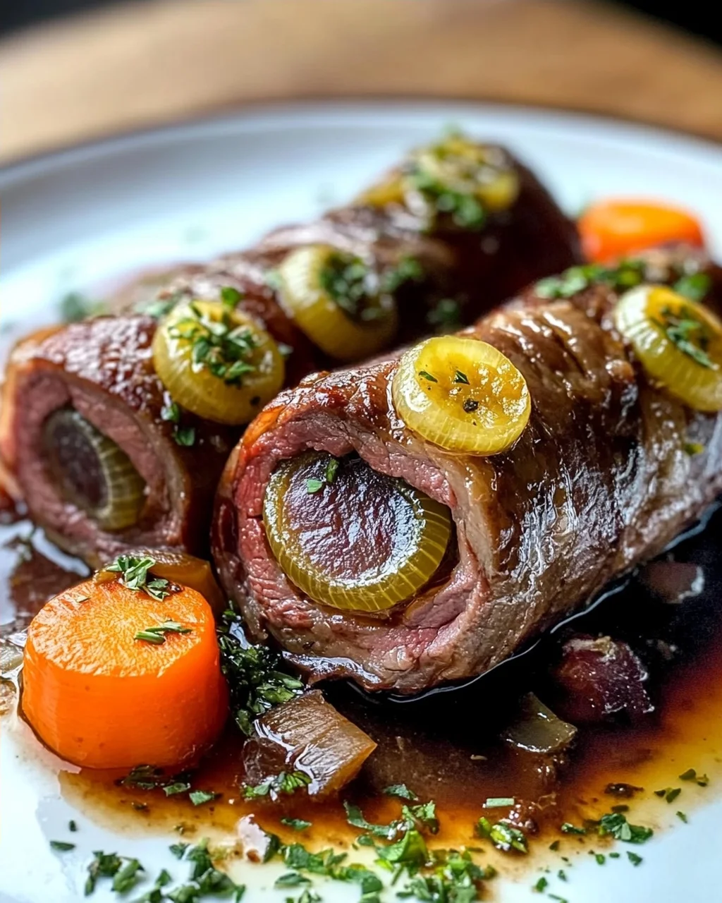 Juicy Beef Rouladen with Delicious Filling – Discover the Recipe!