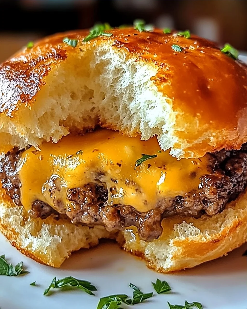 Knoblauch Parmesan Cheeseburger Bomben – Ein Genuss zum Verlieben