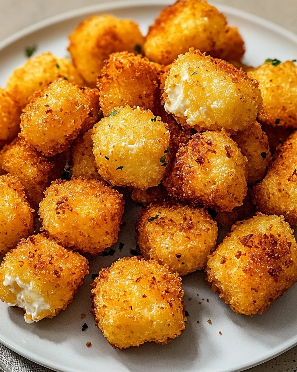 Knusprige Cottage Cheese Tots: Nur Zutaten, so lecker!
