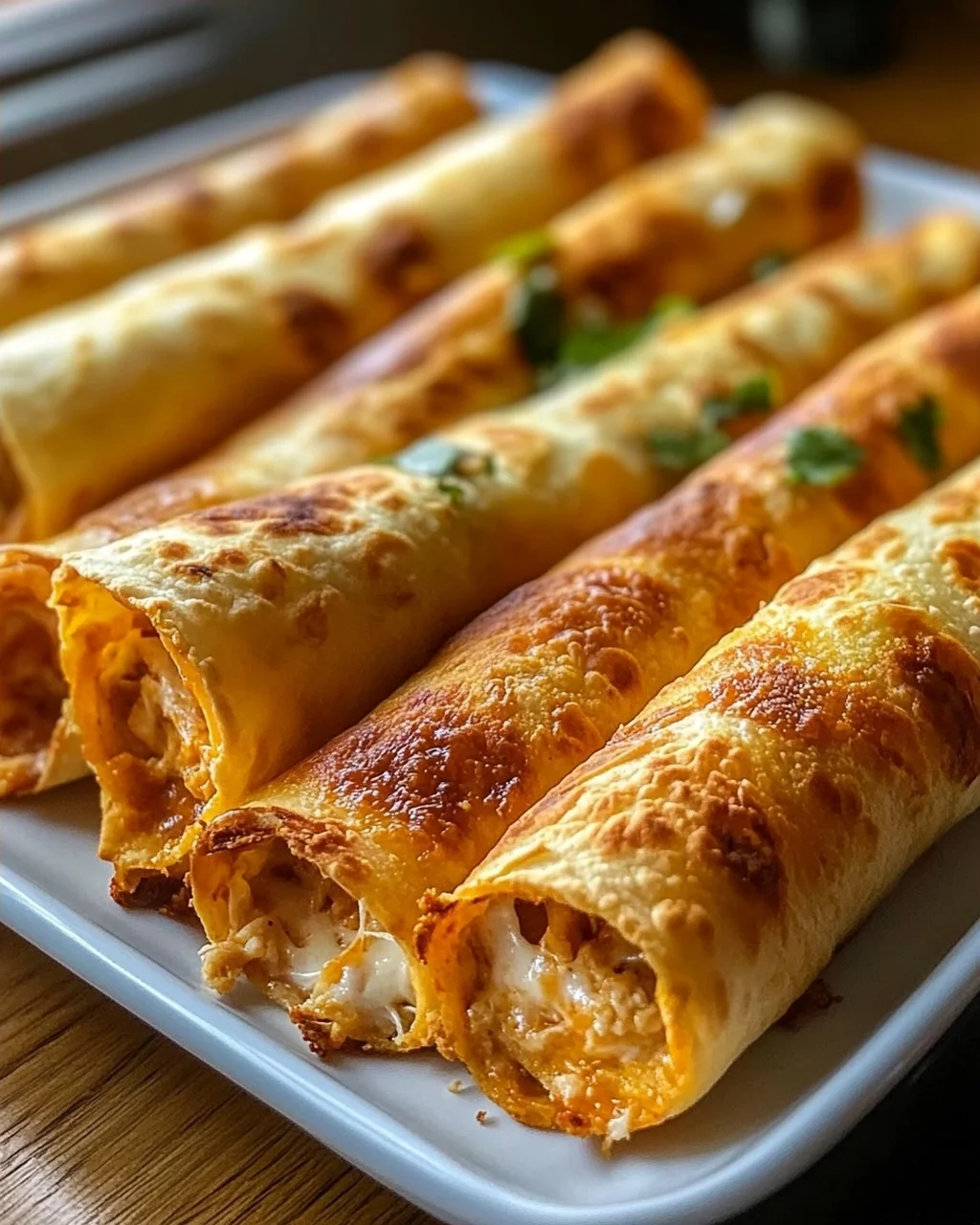 Knusprige Hähnchen-Taquitos: Ofengebacken zum Genießen!