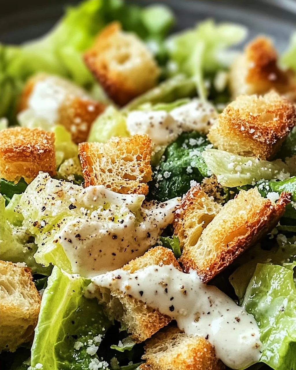 Knuspriger Caesar-Salat