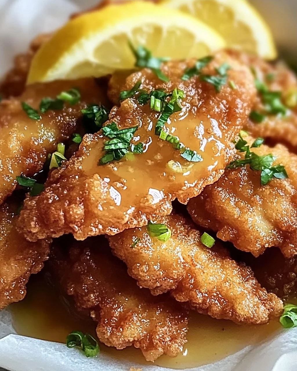 Knuspriges Chinesisches Zitronenhühnchen selbstgemacht