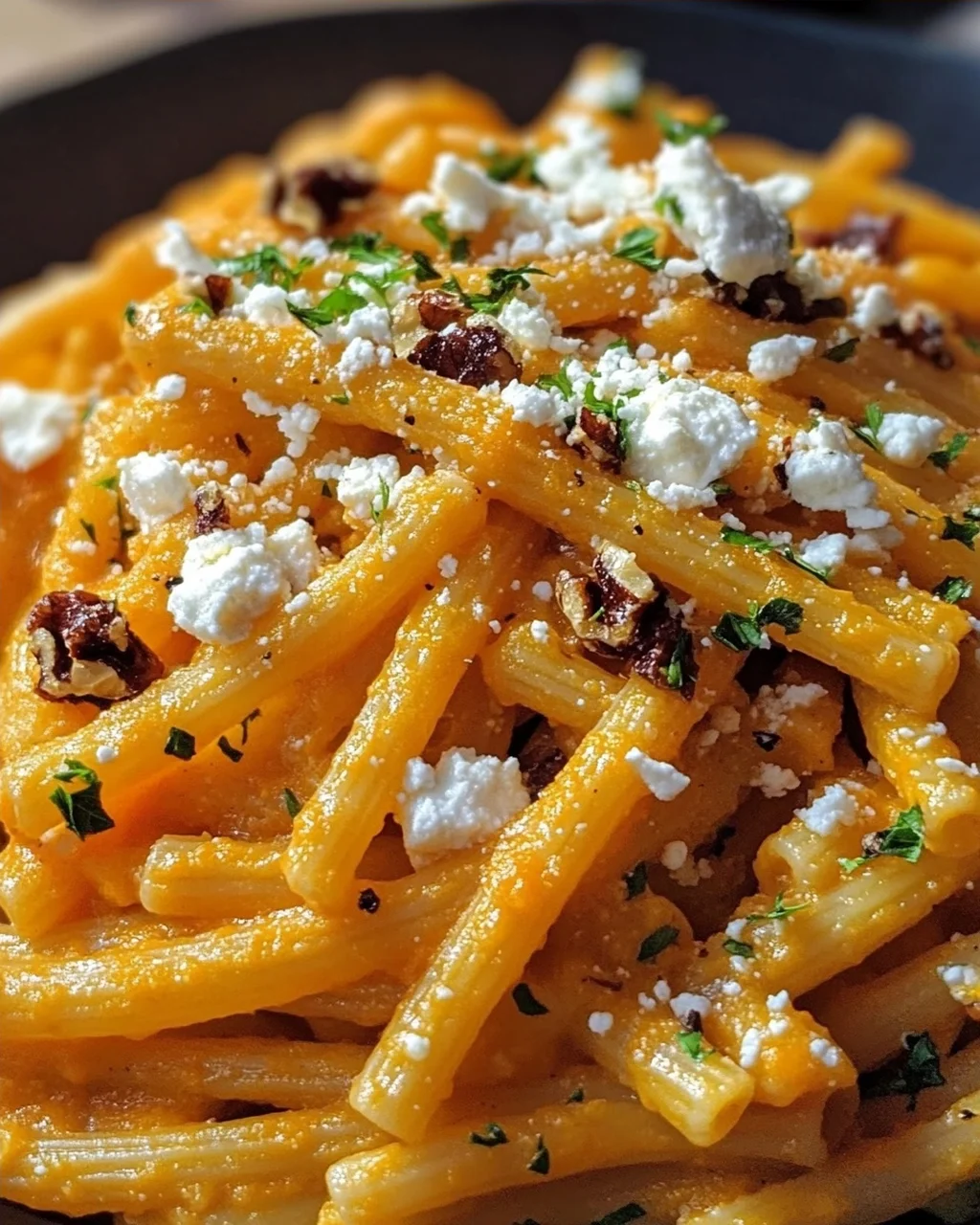 Kürbis Nudeln Mit Feta: Einfaches & Leckeres Herbstgericht!