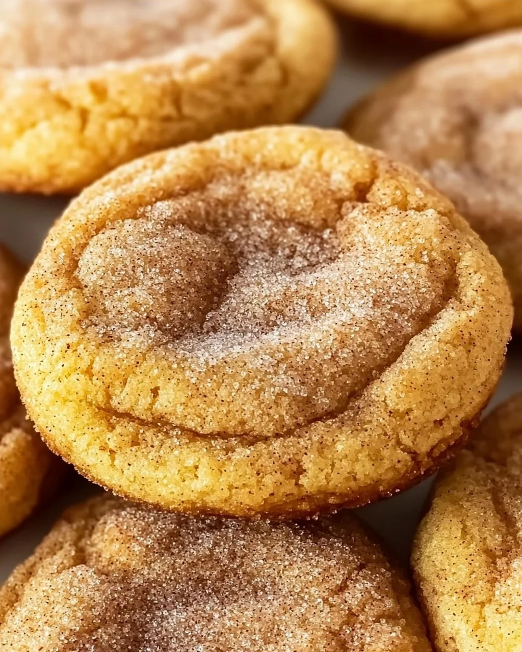 Kürbis Snickerdoodle Cookies