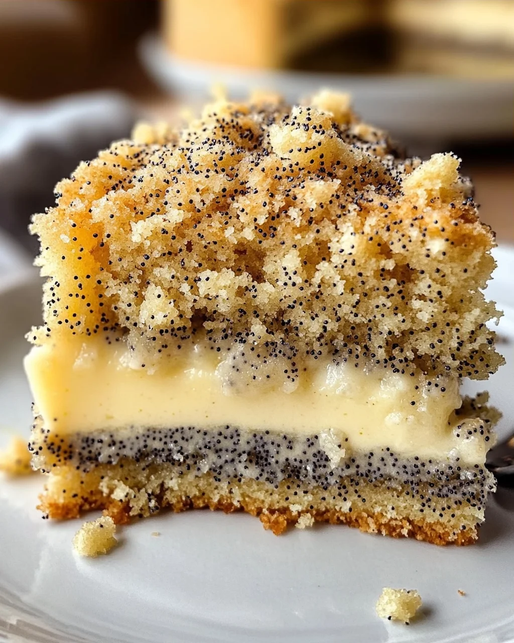 Mohnkuchen mit Streusel