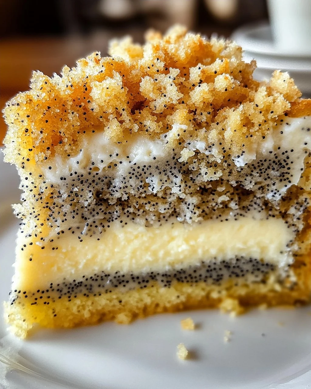 Mohnkuchen mit Streusel