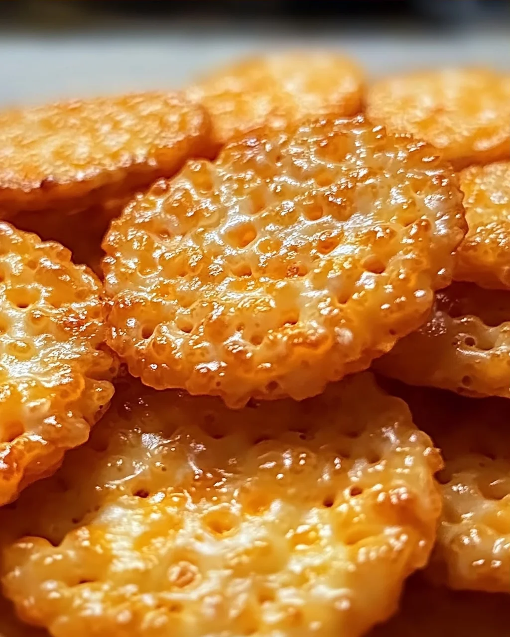 Reis-Krispie-Cheddar-Cracker für den perfekten Snack