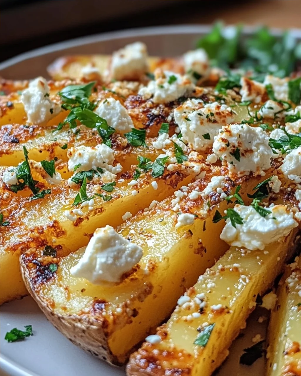 Röstiecken mit Feta überbacken