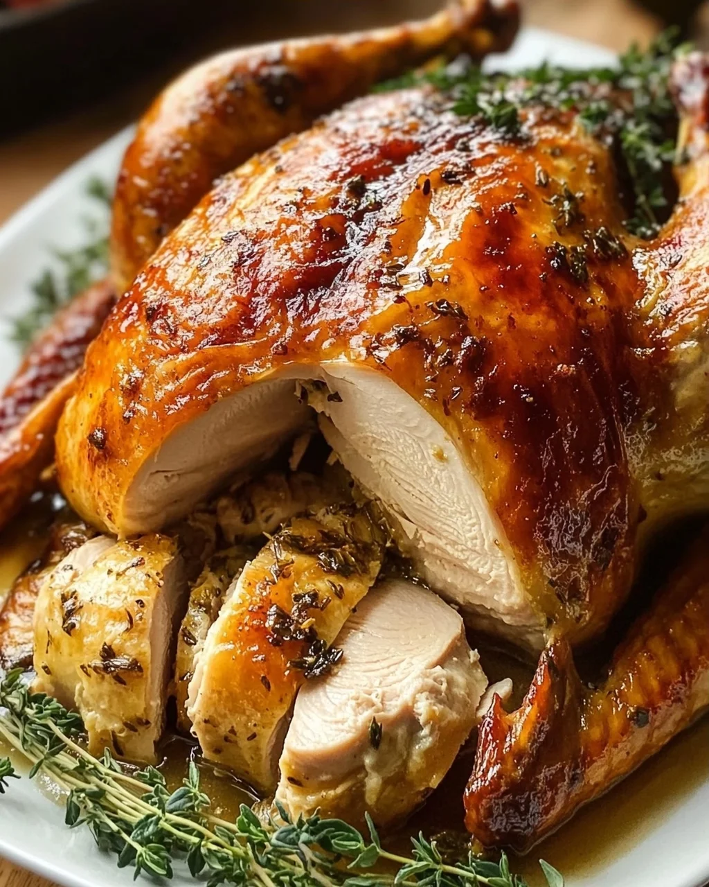 Saftiger Roast Turkey mit köstlicher Bratensauce