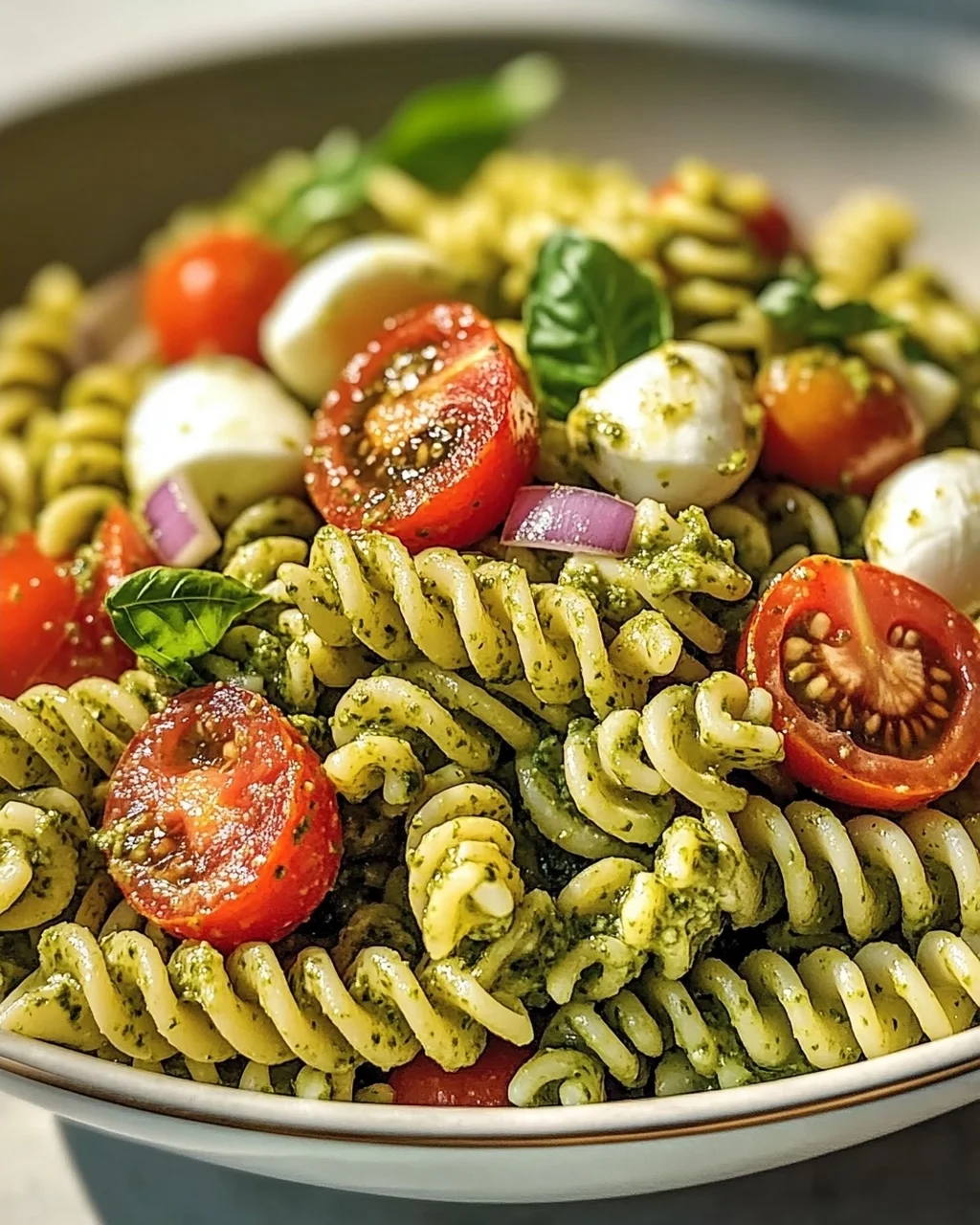 Sommerlicher Pesto Pasta Salat: Schnell & Frisch!