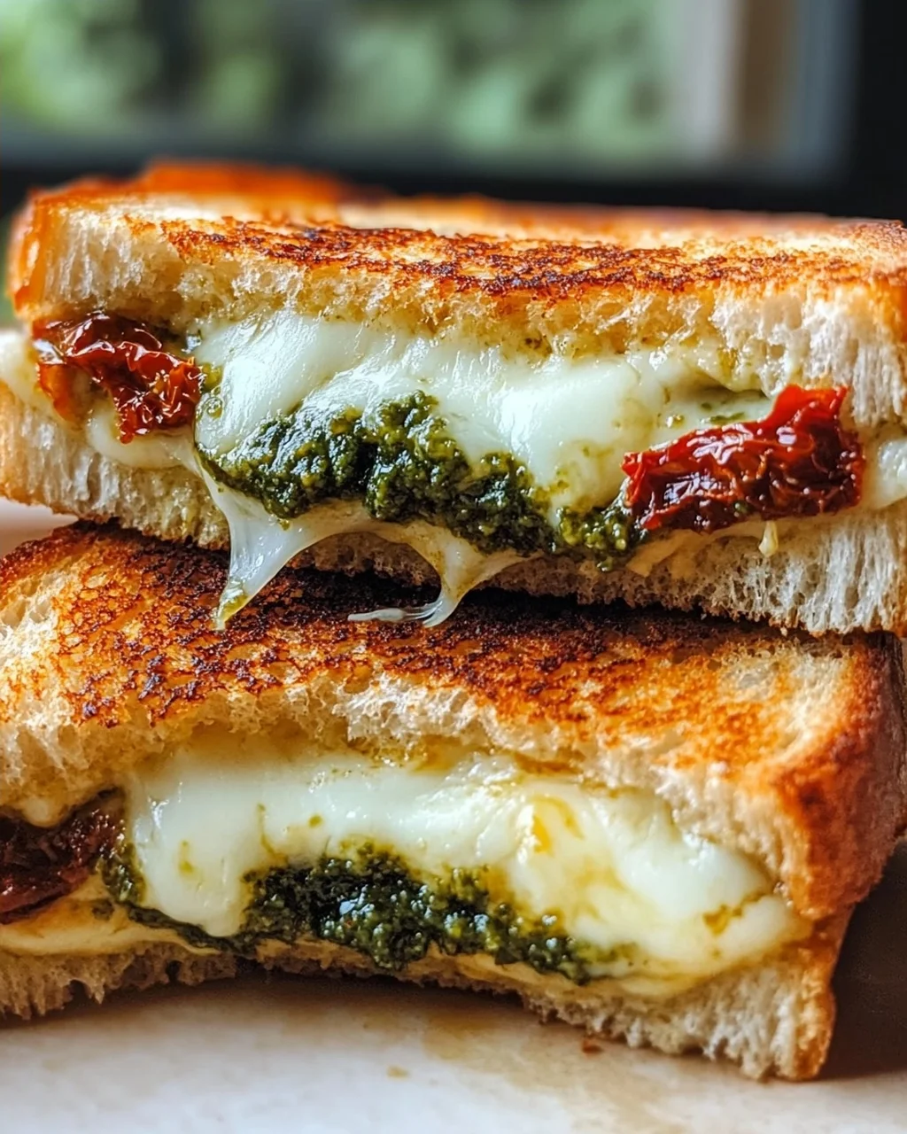 Sonnengetrocknete Tomaten Pesto Grilled Cheese