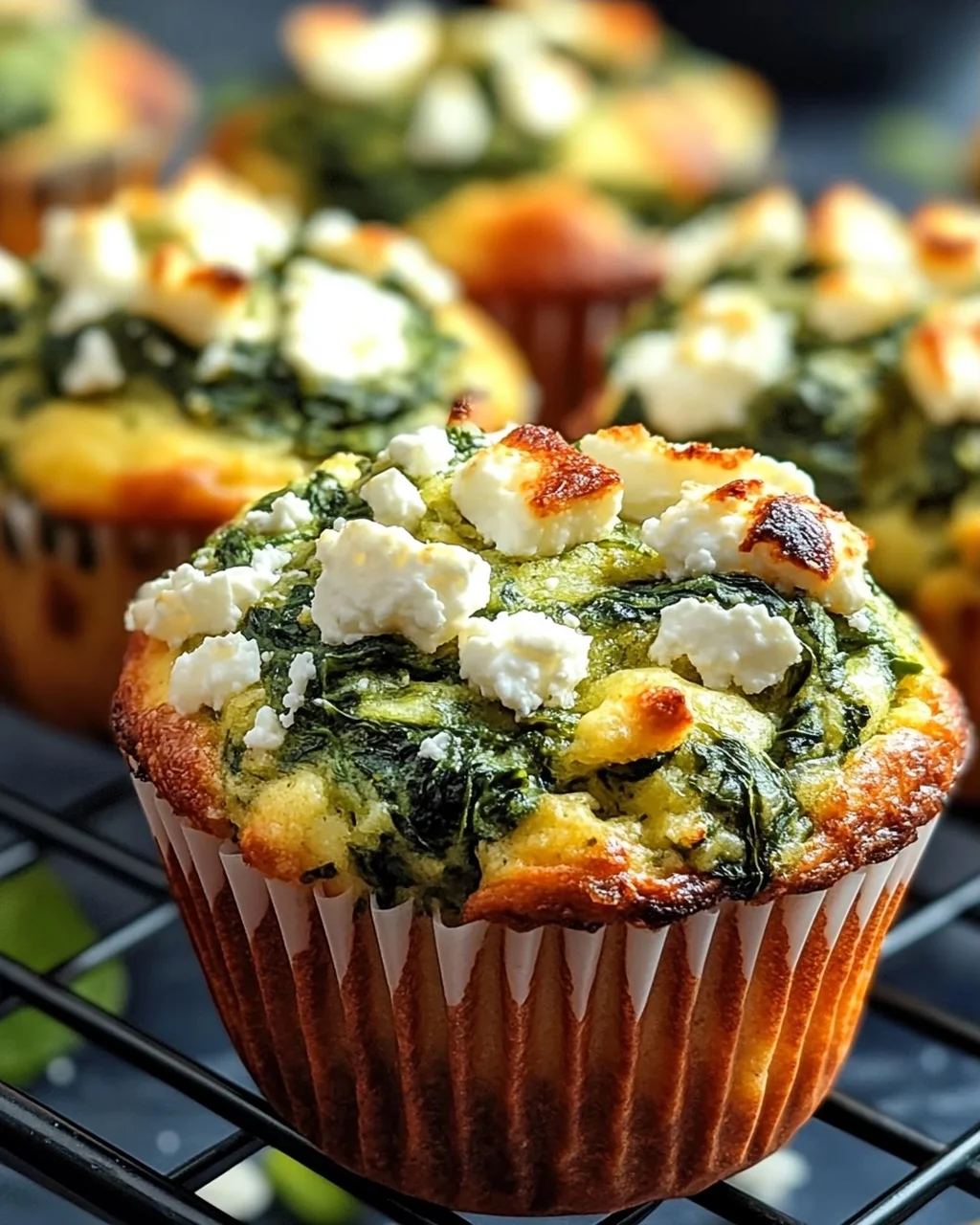 Spinat Feta Muffins