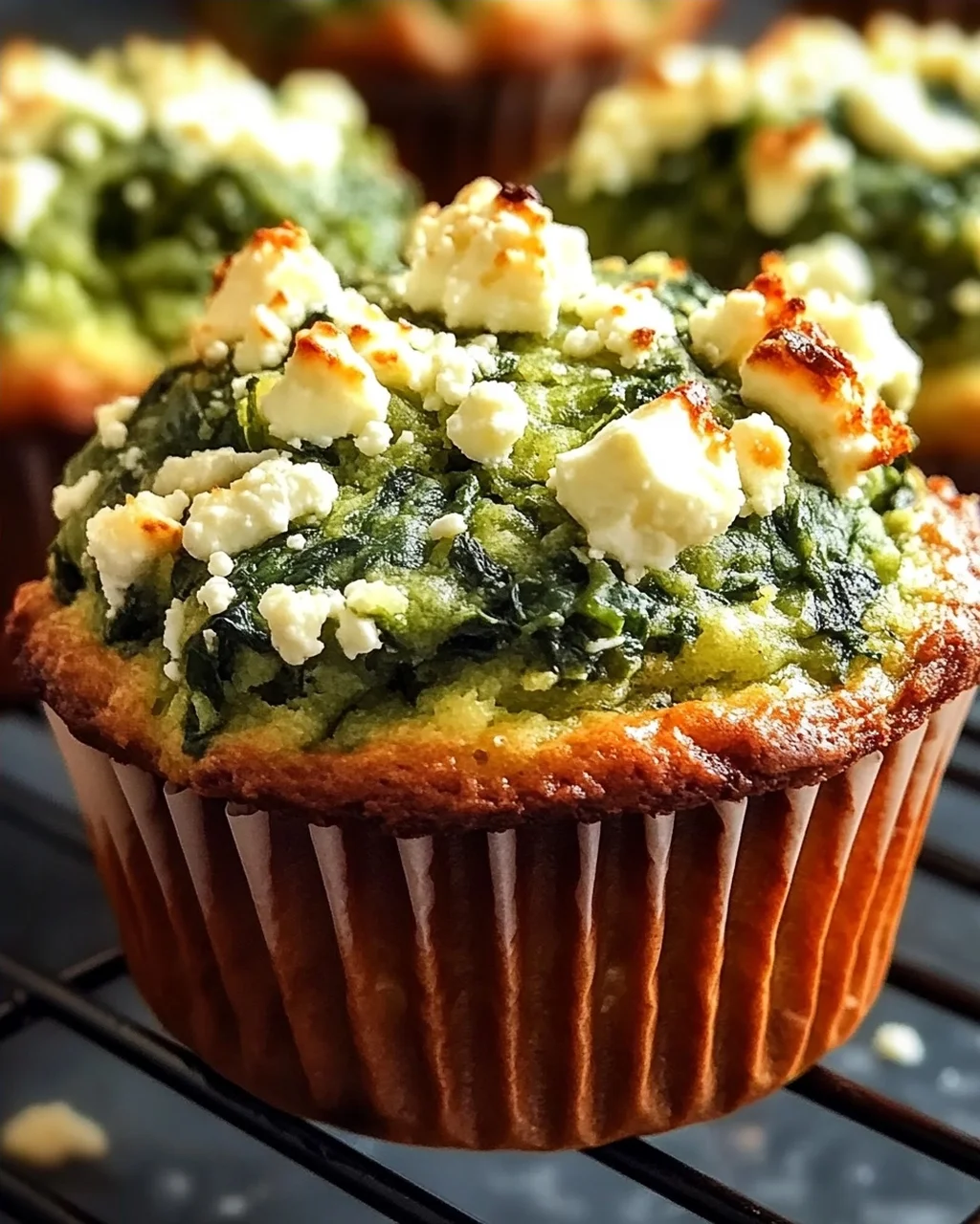 Spinat Feta Muffins