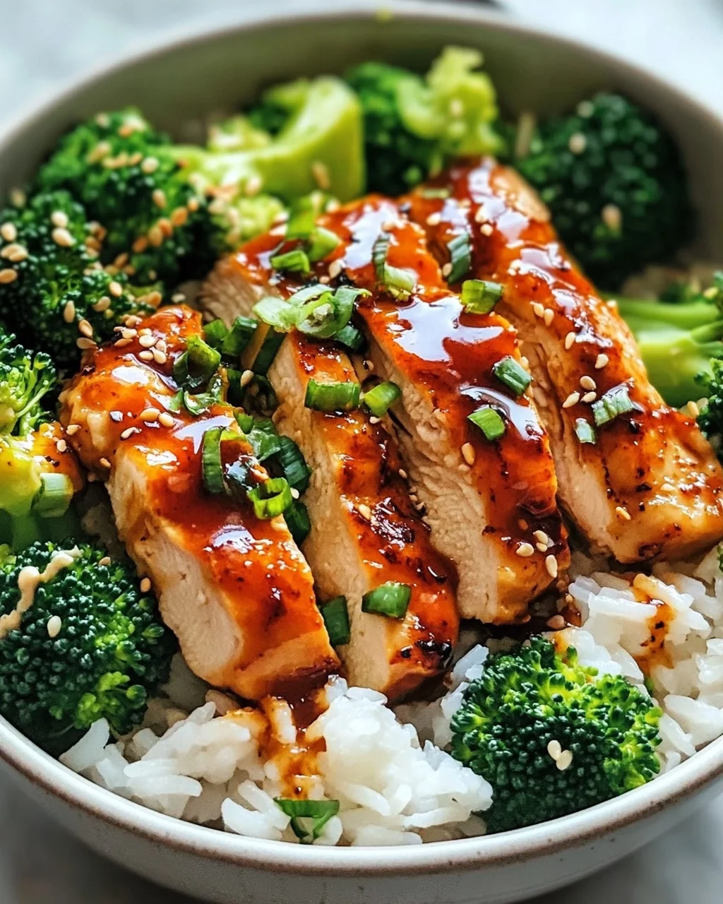 Sticky Chicken Bowls: Saftig, süß-würzig & einfach perfekt.
