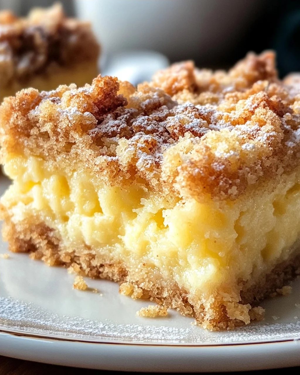 Streuselkuchen mit Pudding vom Blech