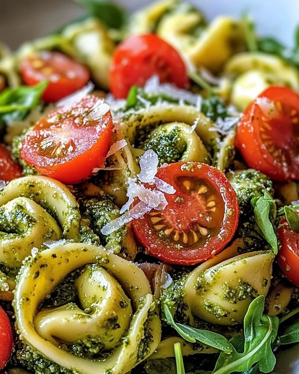 Tortellini-Salat mit Pesto