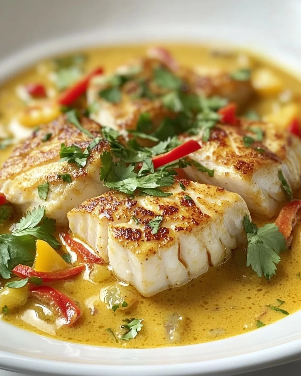 Tropischer Zackenbarsch mit würziger Kokosnuss-Sauce Rezept
