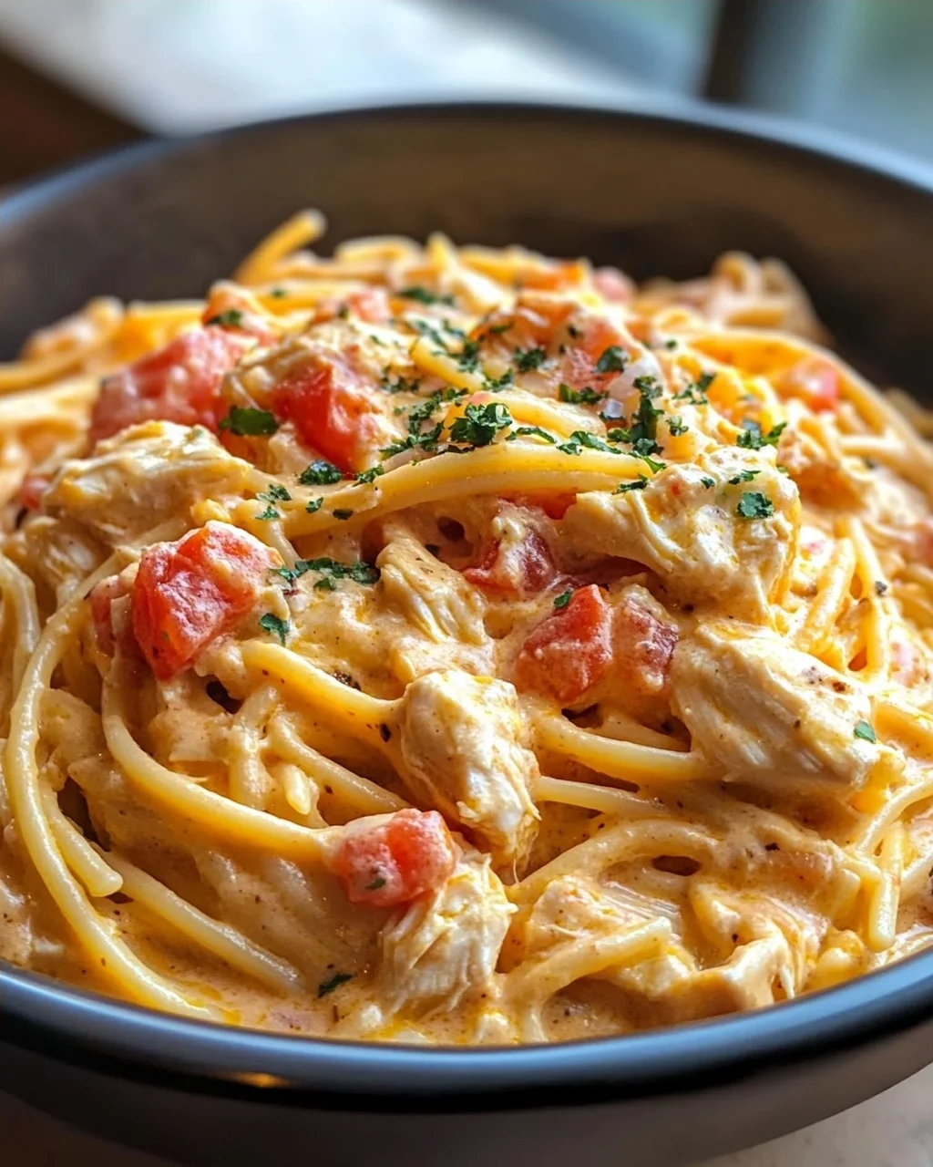 Ultimative Crockpot Hähnchen Spaghetti – Lecker & Einfach!