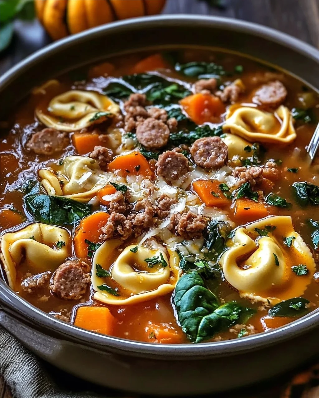 Wärmende Herbst-Tortellini-Suppe mit Rinderwurst – Einfach Genießen