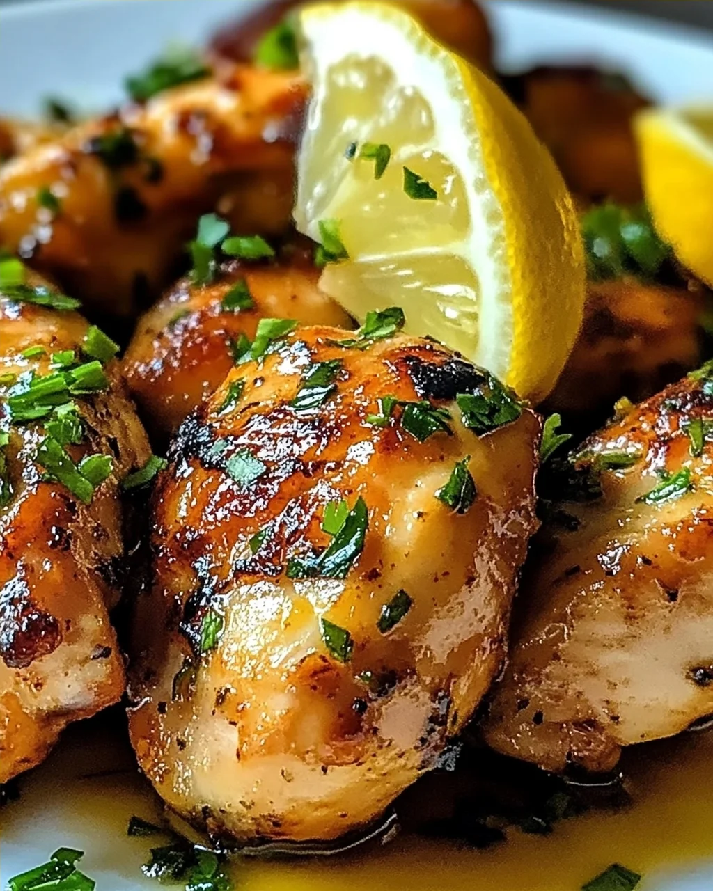 Zartes libanesisches Hähnchen mit würzigem Knoblauch-Zitronen