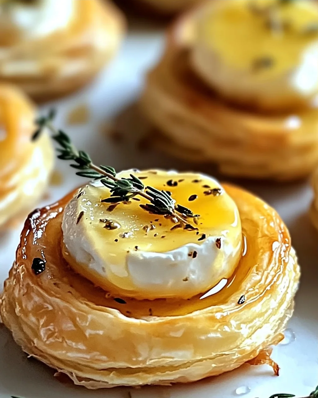 Ziegenkäse und Honig Häppchen für besondere Anlässe