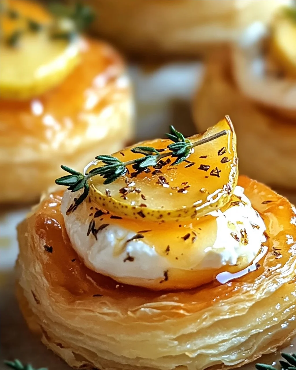 Ziegenkäse und Honig Häppchen für besondere Anlässe
