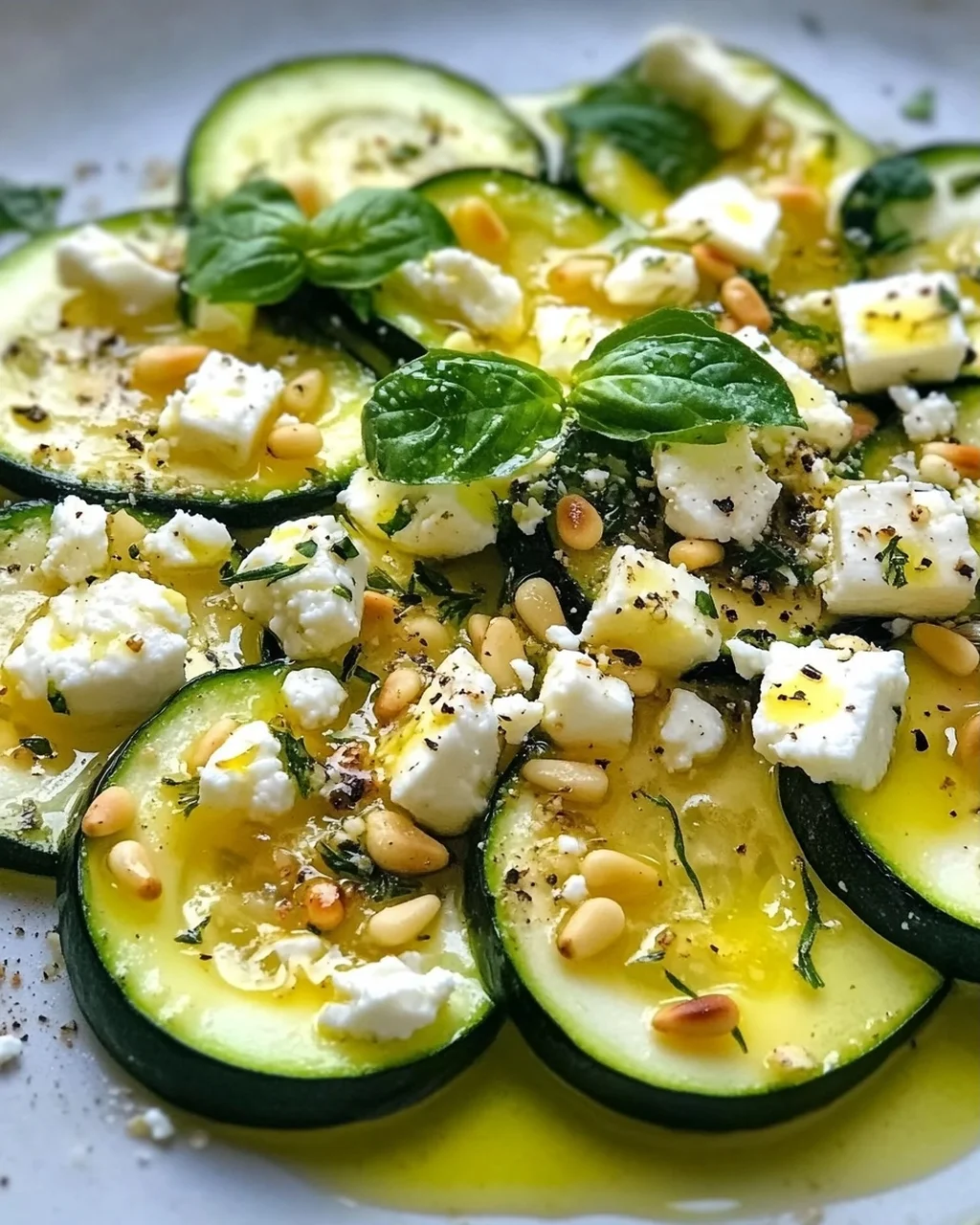 Zucchini-Carpaccio: Frisch & Schnell zubereitet
