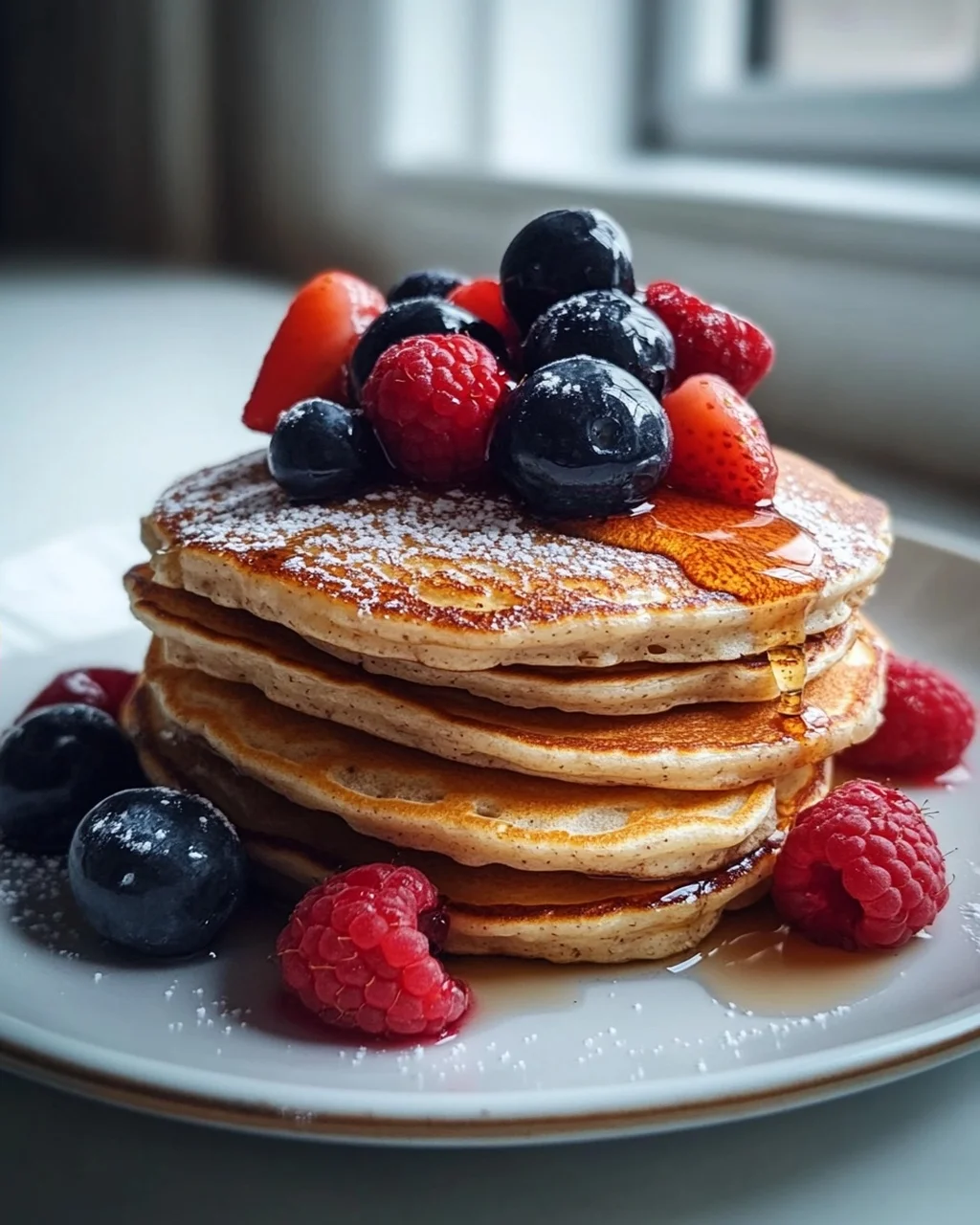 Zuckerfreie Quark Haferflocken Pancakes: Gesund & Einfach